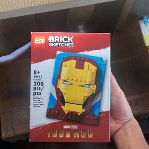 LEGO 40535 Iron Man Brick Sketches New Sealed Marvel GREAT DISPLAY AND GIFT
